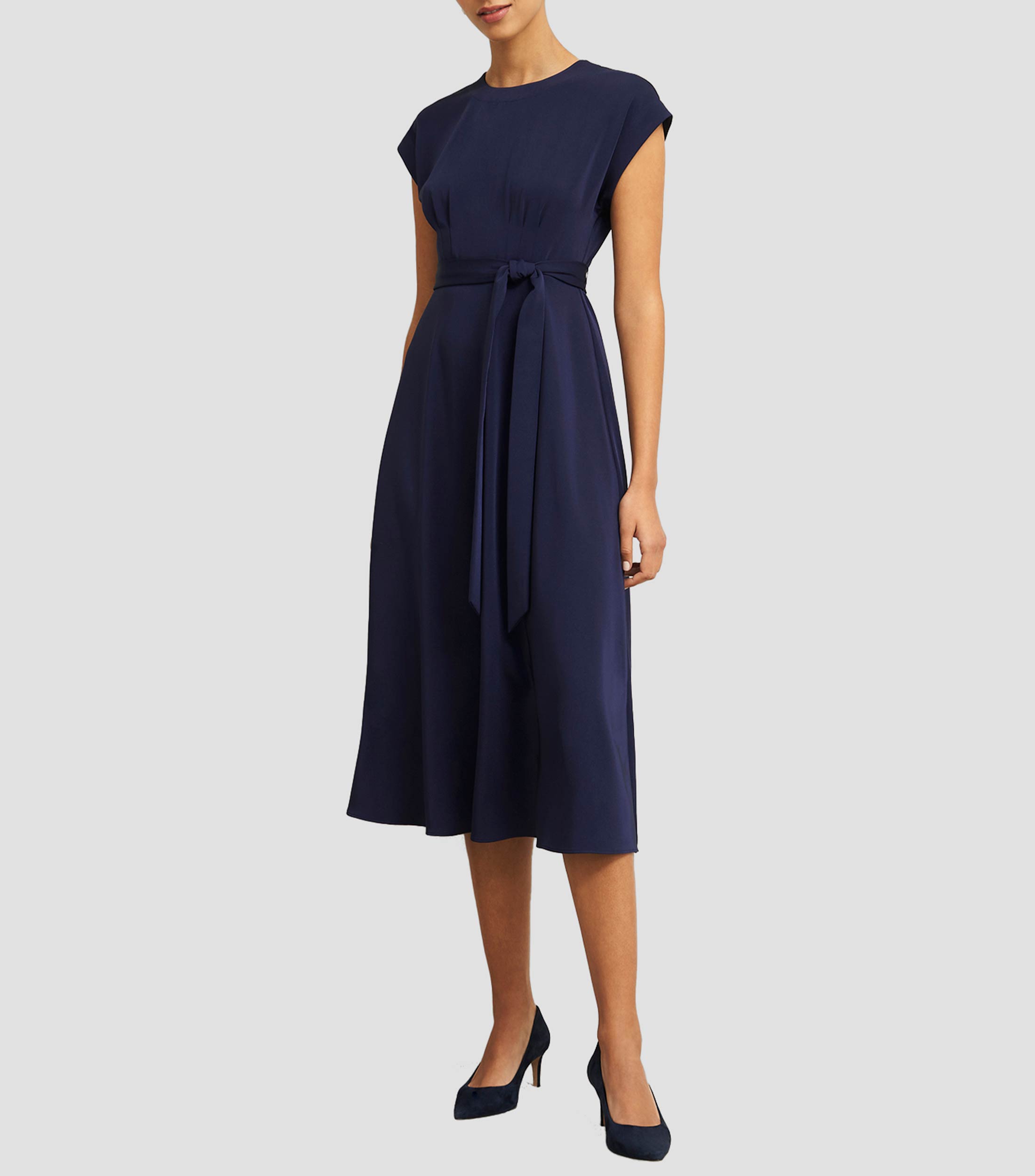 Vestido midi con lazo Radclyffe Mujer